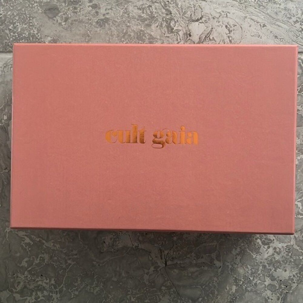 Cult Gaia BLACK Rene Cut-Out Heel Sandals, x Revolve, New, EU 38 - Picture 14 of 16